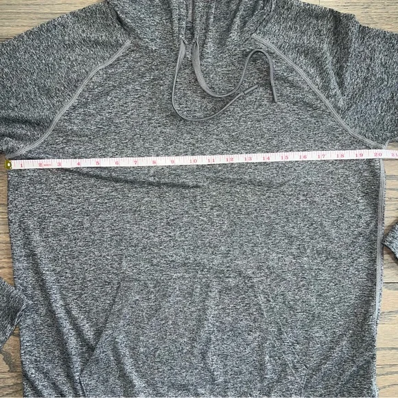 Quince Heather Grey Flowknit Pullover Hoodie Women’s Medium NWOT - Picture 6 of 10